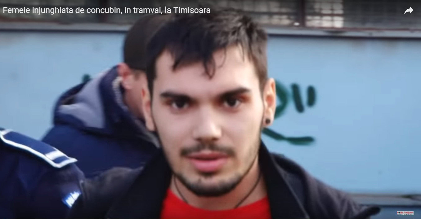 Barbatul care si-a atacat concubina cu un cutit in tramvai, arestat preventiv pentru 30 de zile