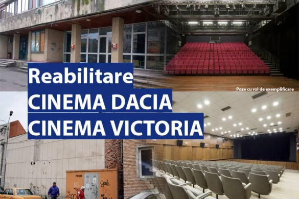 Primaria da startul reabilitarii fostelor cinematografe ale Timisoarei. Victoria si Dacia, primele pe lista