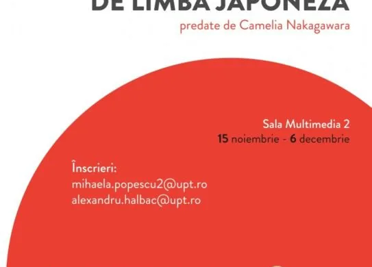 Curs de limbă japoneza și expoziție de chimonouri la Universitatea Politehnica din Timișoara