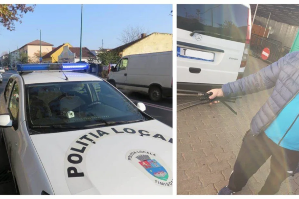 Doi bucuresteni au venit la Timisoara sa vanda stergatoare, in intersectii