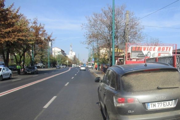 ”Oprirea interzisa” de pe Calea Martirilor din Timisoara, ignorata de tupeisti. Curg amenzile!
