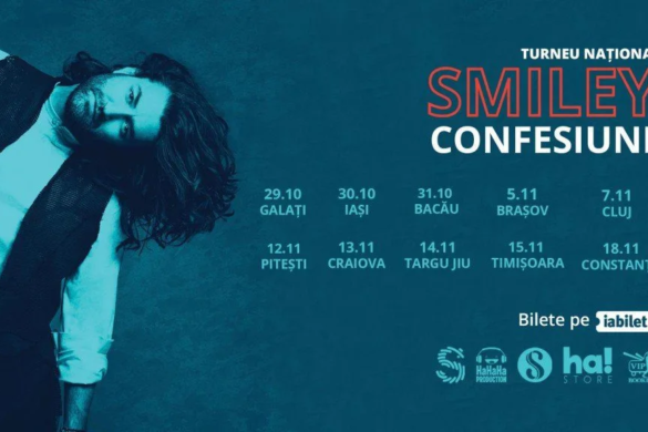 Smiley canta la Timisoara! ”Confesiunea” are loc la Sala Constantin Jude