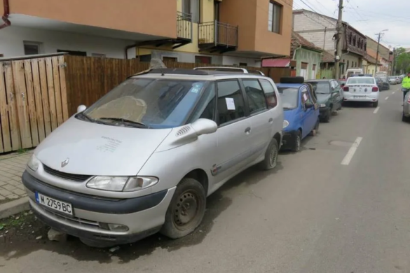 FOTO A pus stapanire pe strada Ion Neculce din Timisoara, cu RABLE dezmembrate. De CINCI ani!