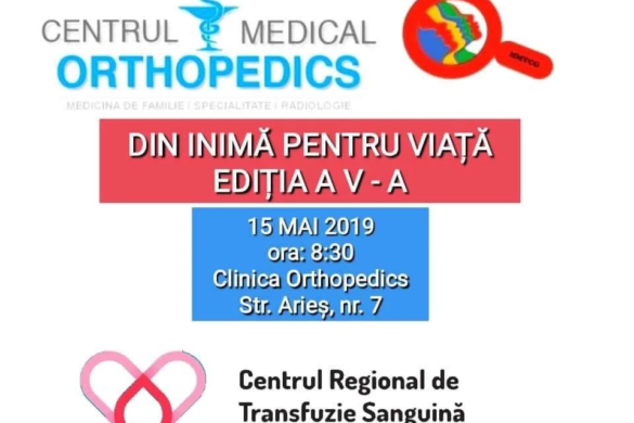 DONEAZA sânge! O noua editie a campaniei ”Din inima, pentru viată”