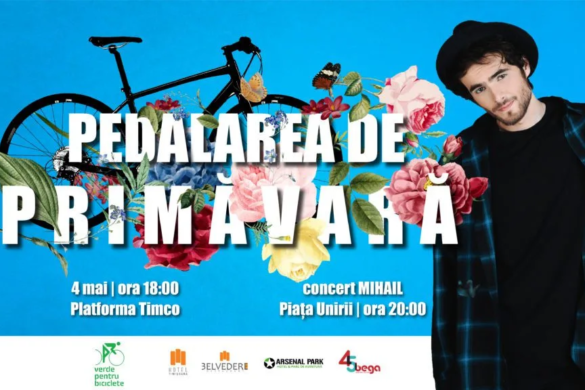 Pedalarea de Primavara aduce un concert Mihail, la Timisoara