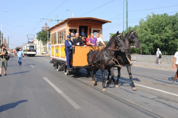 150 de ani de la prima cursa a tramvaiului tras de cai, la Timisoara