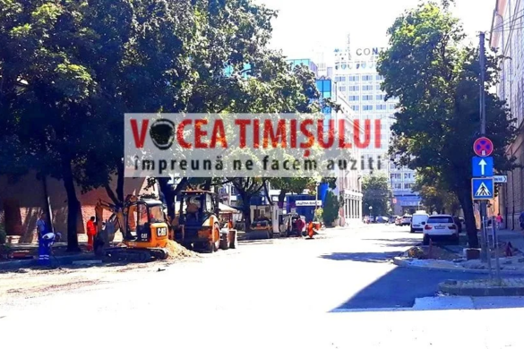 Centrul Timisoarei BLOCAT complet! Traficul rutier se INCHIDE de doua ori timp de trei zile UPDATE