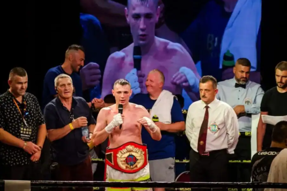 Flavius Biea, cantonament in Anglia. Lupta in ringul in care a intrat si Lennox Lewis
