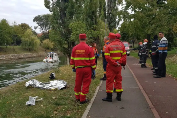 Gest EROIC pentru un pompier, la Timisoara! A sarit in Bega pentru a salva o femeie… inecata VIDEO