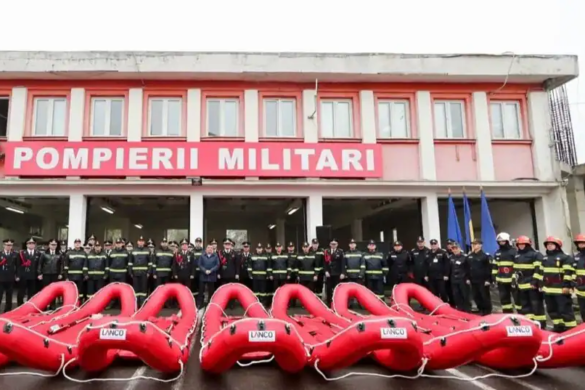 ISU Timis a fost dotat cu doua autospeciale si sapte barci pneumatice noi FOTO