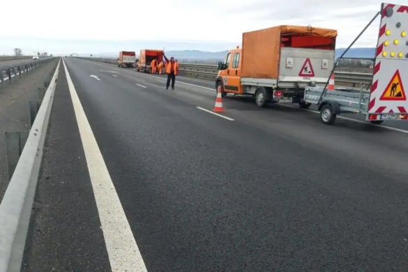 Atentie, soferi! Se lucreaza pe sectoarele Timisoara – Arad si Timisoara – Lugoj din A1