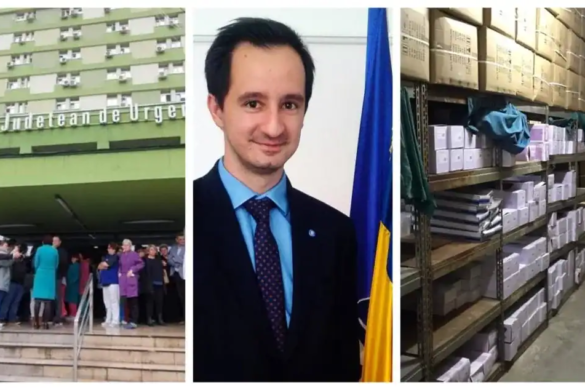 Cu depozitele pline în fotografii, Spitalul Județean Timișoara distribuie angajaților doar câte două măști chirurgicale și doar pe semnătură!
