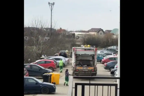 Angajați de la Salubritate, înjurați ca la ușa cortului de către locatarul unui bloc!