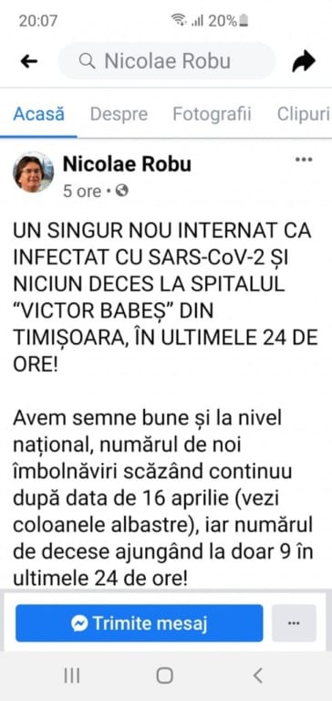 Niciun deces la Spitalul “Victor Babes” din Timisoara, in ultimele 24 de ore, ci doar... încă unul!