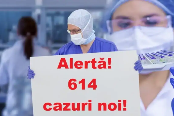 ALERTA! 614 romani infectați cu COVID-19 și 17 morți, doar în ultima zi