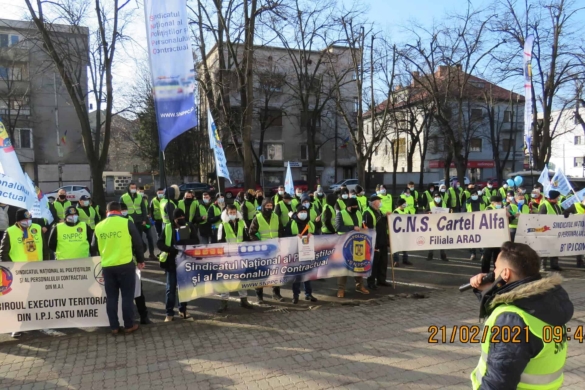 Polițiștii au ieșit in strada sa proteste nemulțumiți de deciziile lui Cîțu!