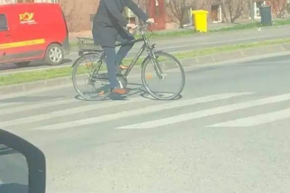 Demagog cu gura plină! Primarul Dominic Fritz a încălcat legea rutieră direct din șaua bicicletei