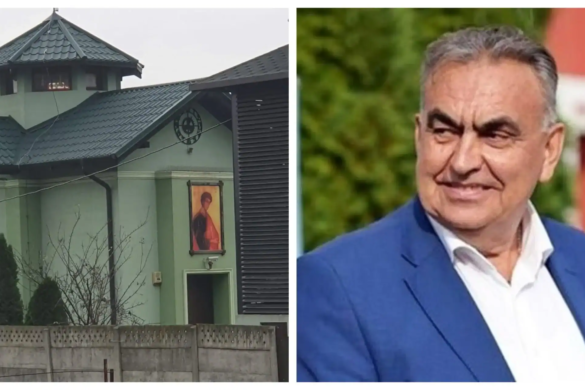 Cu Dumnezeu înainte! Arhitectul Florin Roman și omul de afaceri Radu Burescu, sponsorii paraclisului din curtea primarului Ionel Toma