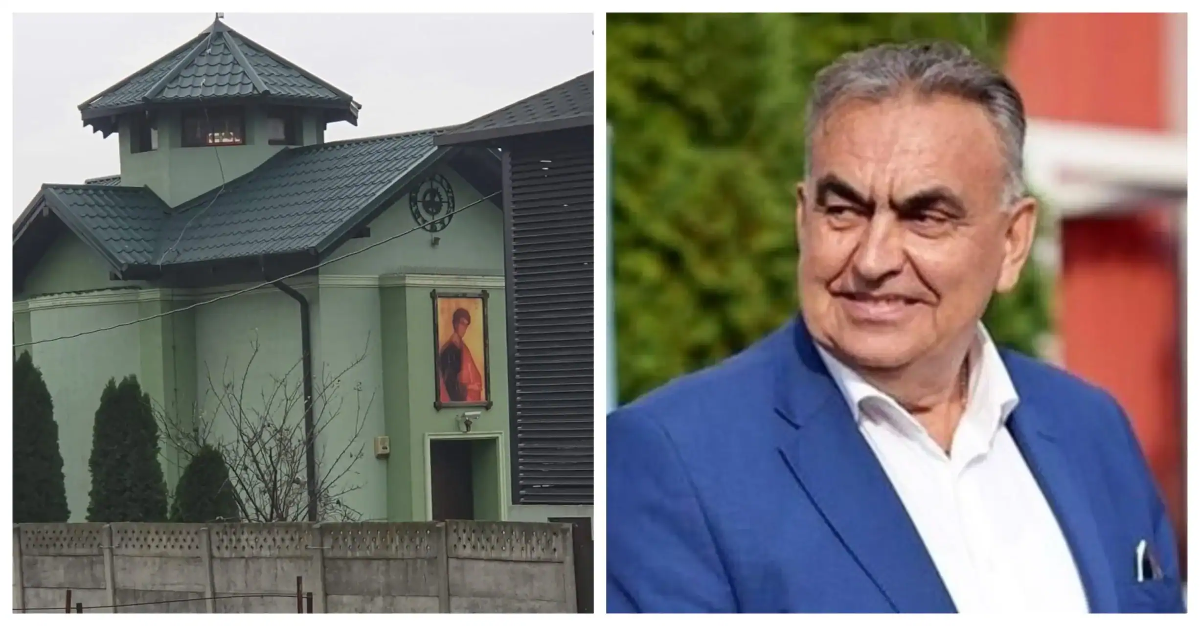 Cu Dumnezeu înainte! Arhitectul Florin Roman și omul de afaceri Radu Burescu, sponsorii paraclisului din curtea primarului Ionel Toma