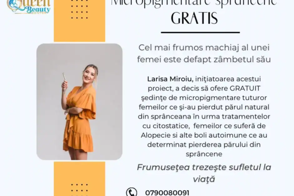 Inedit! Larisa Miroiu, un specialist dermopigmentist își pune experiența la bătaie, în mod gratuit, în beneficiul femeilor bolnave de cancer