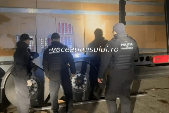 Țigări, în valoare de 1,5 milioane euro, confiscate de polițiștii de frontieră bănățeni