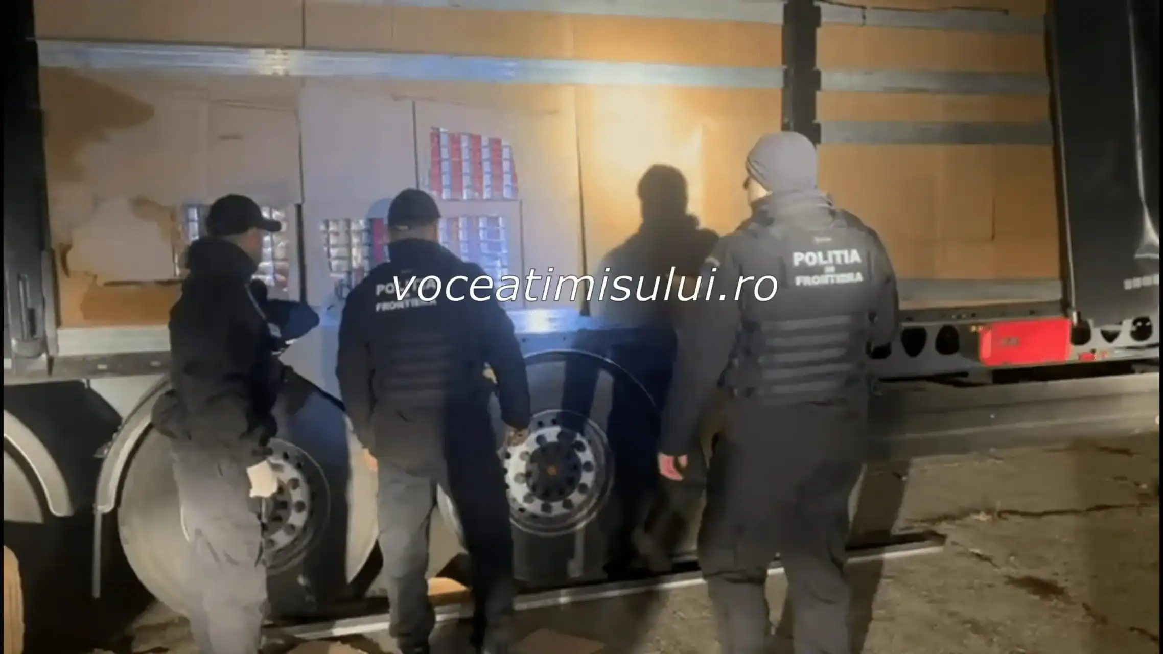 Țigări, în valoare de 1,5 milioane euro, confiscate de polițiștii de frontieră bănățeni