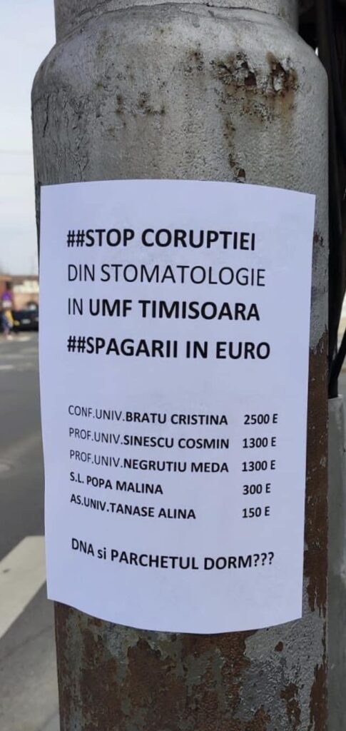 Ecouri transfrontaliere! Universitatea de Medicină și Farmacie Timișoara a cenzurat acuzațiile de corupție care i-au fost aduse pe pagina oficială, la o postare care viza recrutarea de studenți străini din Orientul Mijlociu 3
