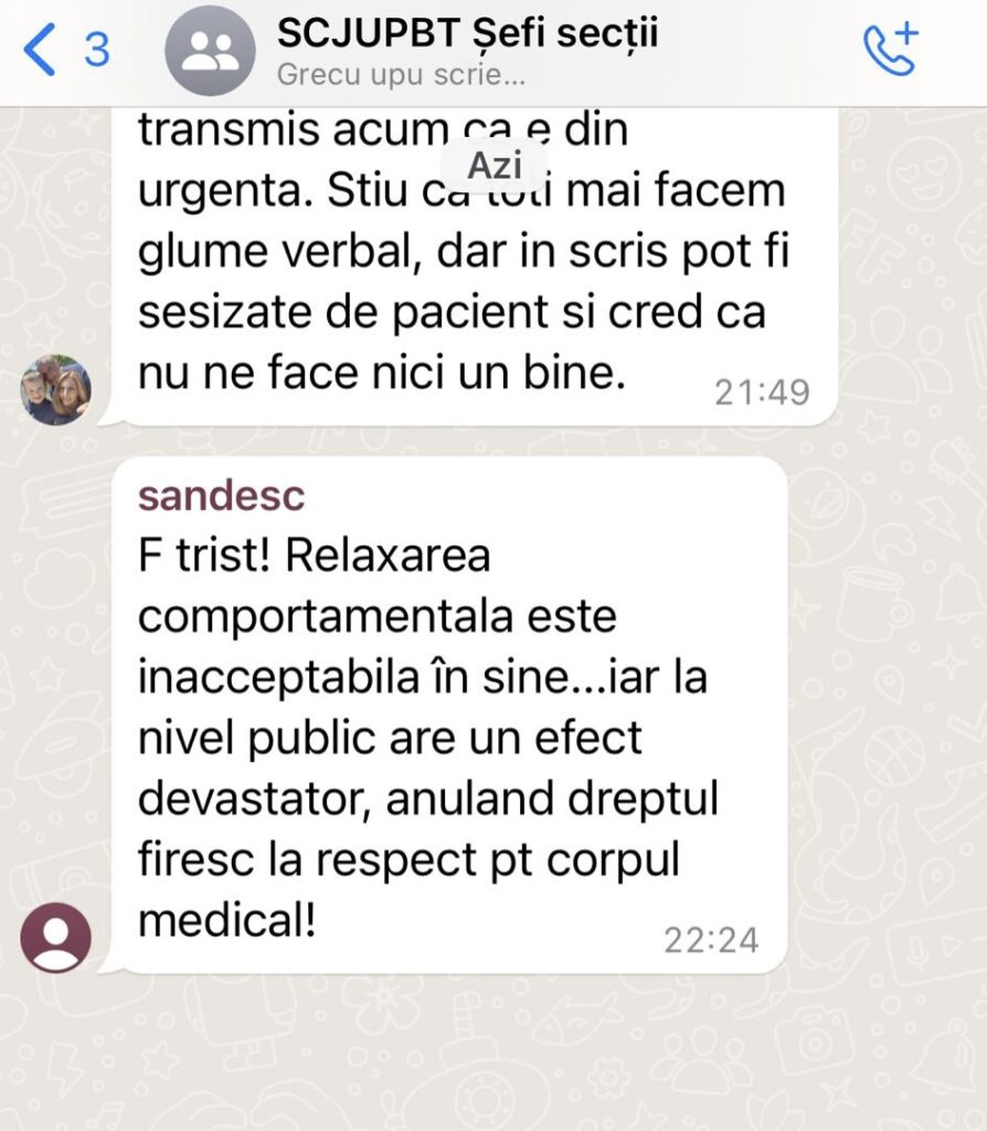 Ultima modă! La Spitalul Județean Timișoara, pacienții ministrului sănătății Alexandru Rafila sunt trimiși... la tomberon, direct din Unitatea de Primiri Urgențe 3