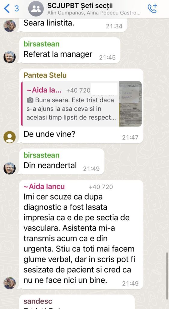 Ultima modă! La Spitalul Județean Timișoara, pacienții ministrului sănătății Alexandru Rafila sunt trimiși... la tomberon, direct din Unitatea de Primiri Urgențe 5