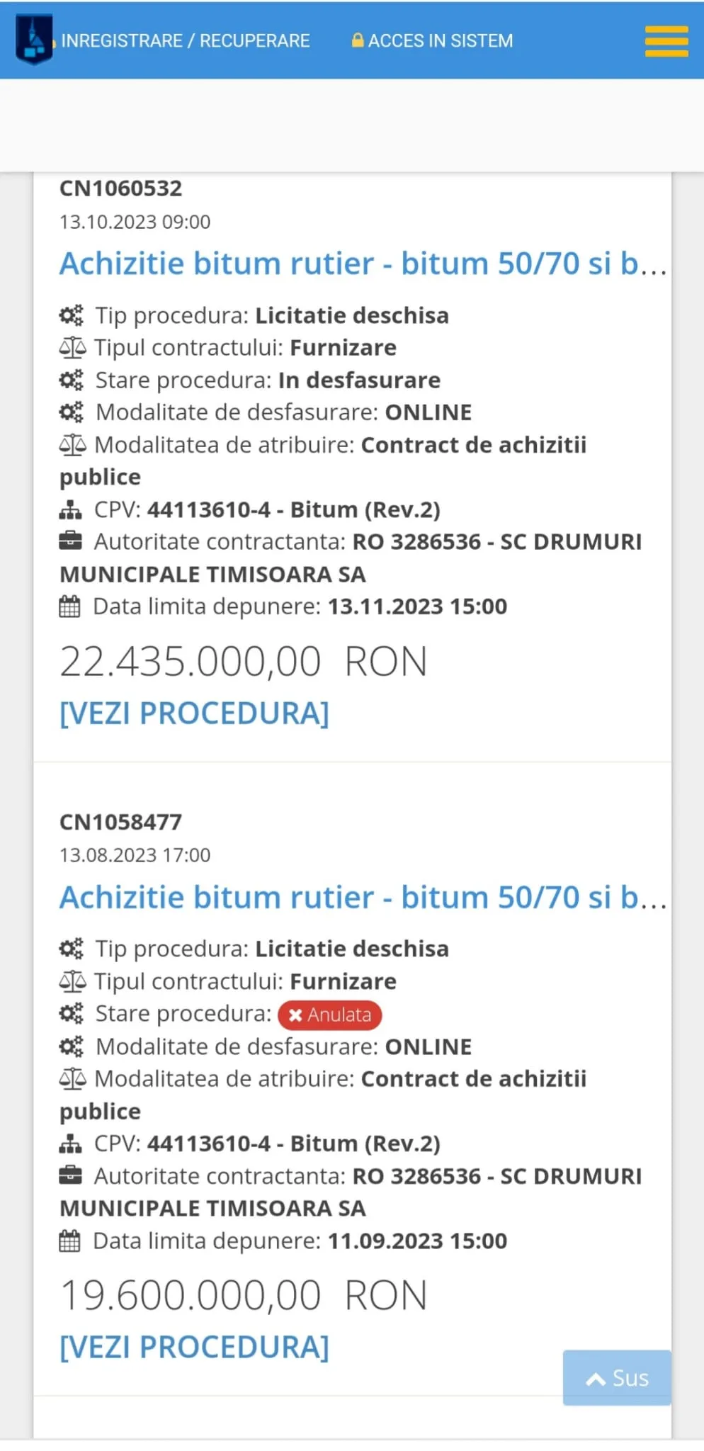 Joc de glezne! Societatea de Drumuri Municipale Timișoara se încăpățânează să cumpere bitum, în valoare de peste 4 milioane de euro, doar cu dedicație 2