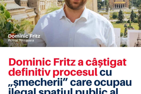 Comunism pe pâine! Primarul Dominic Fritz vinde povești electorale și populisme, în cazul luptei cu clanul Cârpaci de pe bulevardul C.D. Loga 52