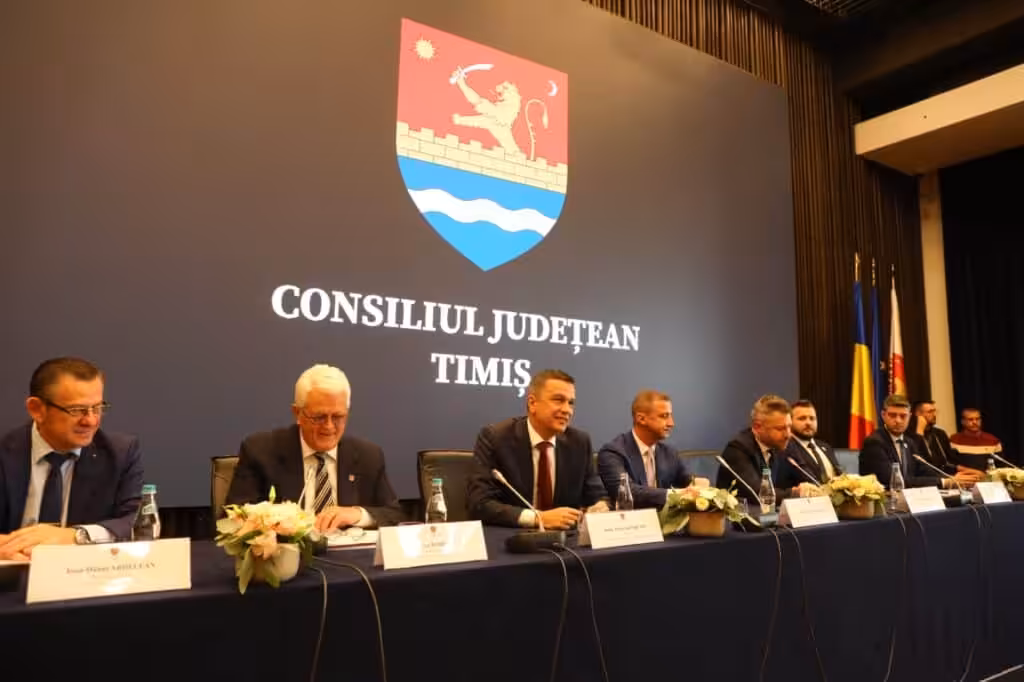 Alfred Simonis, noul președinte al Consiliului Județean Timiș, promite investiții și cooperare pentru dezvoltarea județului