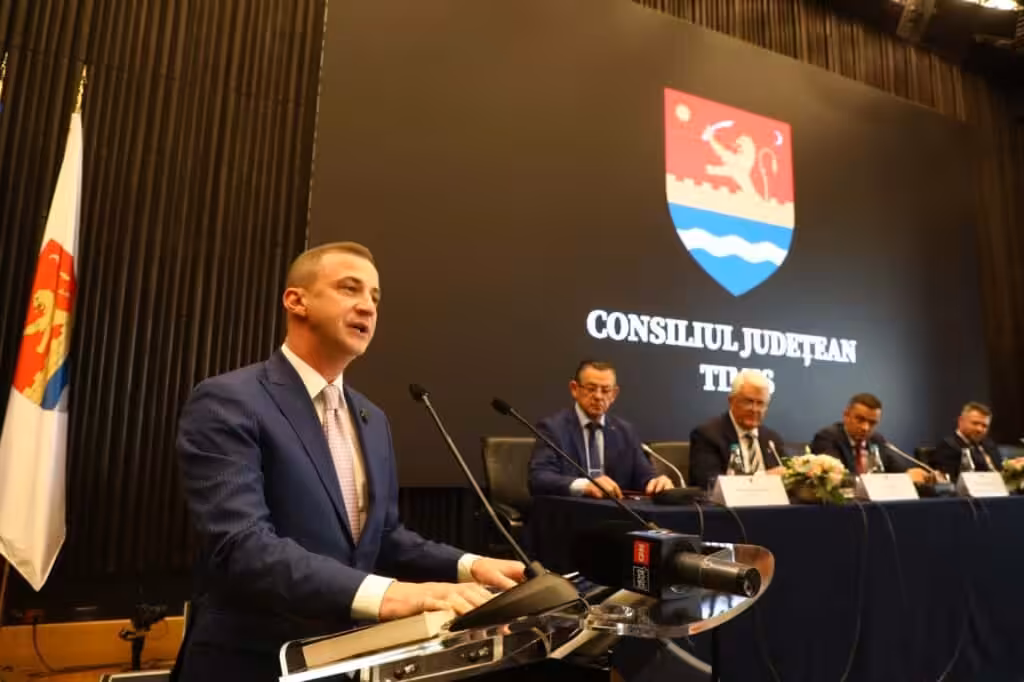 Alfred Simonis, noul președinte al Consiliului Județean Timiș, promite investiții și cooperare pentru dezvoltarea județului