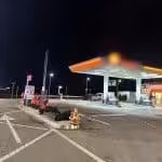 Accident la o benzinărie de pe Calea Lugojului1