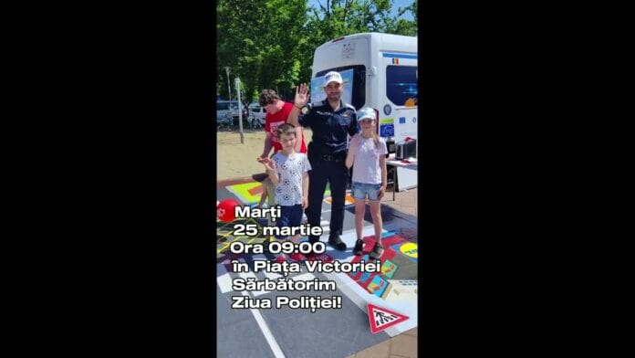 Polițiștii din Timiș, în mijlocul comunității: Ziua Porților Deschise, în Piața Victoriei