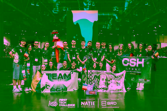 Tinerii din Timișoara, pe podiumul mondial al roboticii: echipa CSH, locul 3 la FIRST Tech Challenge 2025 din Houston