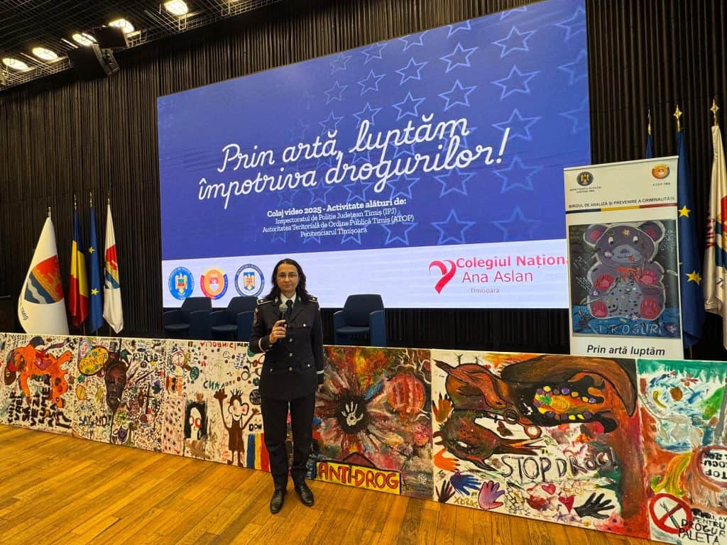 Când arta devine scut: elevii de la Liceul „Ana Aslan” din Timișoara spun NU drogurilor