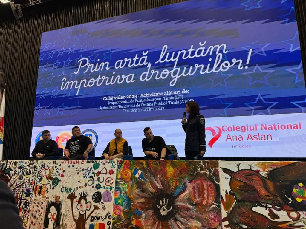 Când arta devine scut: elevii de la Liceul „Ana Aslan” din Timișoara spun NU drogurilor