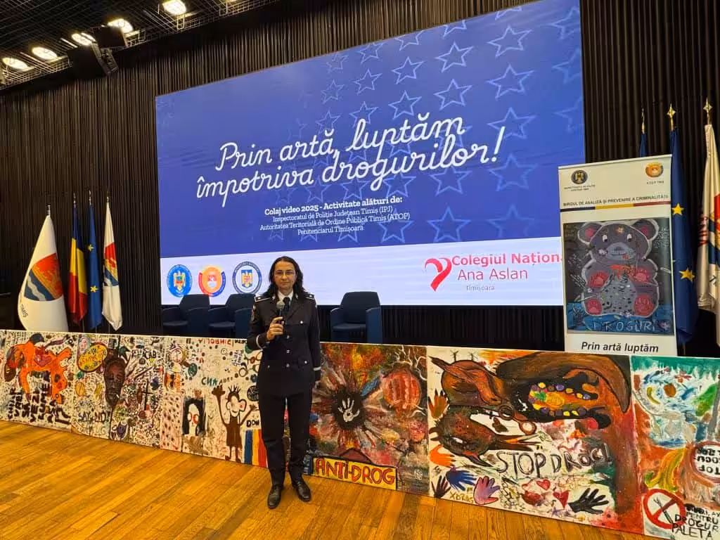 Când arta devine scut: elevii de la Liceul „Ana Aslan” din Timișoara spun NU drogurilor