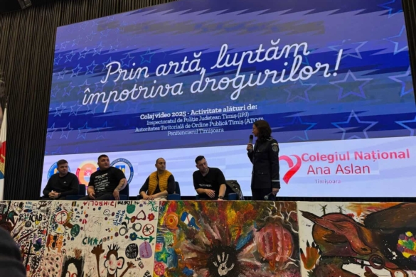 Când arta devine scut: elevii de la Liceul „Ana Aslan” din Timișoara spun NU drogurilor
