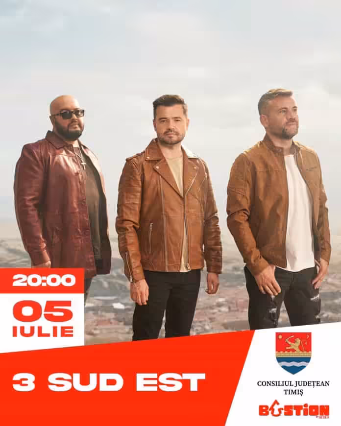Concerte gratuite în Timișoara: 3 Sud Est și Abra cântă live la Bastionul Theresia 3 Sud Est și Abra cântă live la Bastionul Theresia2