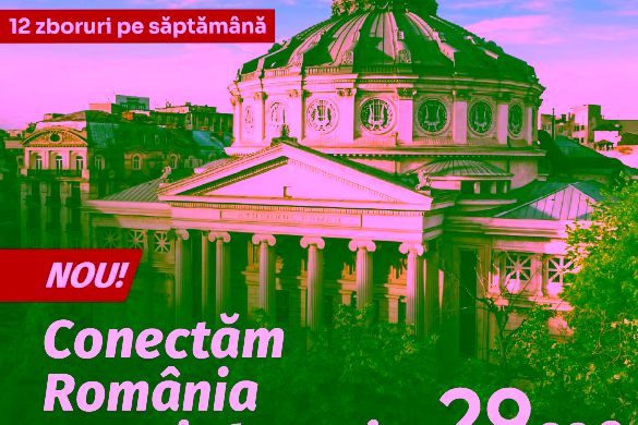 Zboruri zilnice Timișoara–București din octombrie, cu Animawings