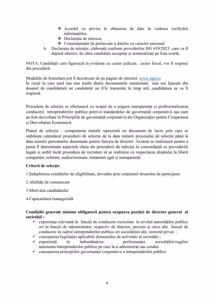 Dogaru și Petolea, confirmați discret la șefia STPT. Concurs legal, dar cu transparență minimă