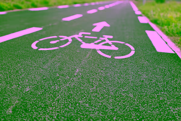 Pista de biciclete din Ghiroda, gata de pedalat de la un capăt la altul