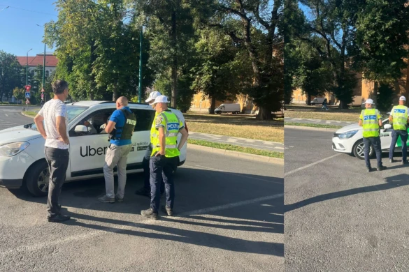 Acțiune a polițiștilor din Timișoara pentru combaterea evaziunii fiscale în domeniul transportului alternativ