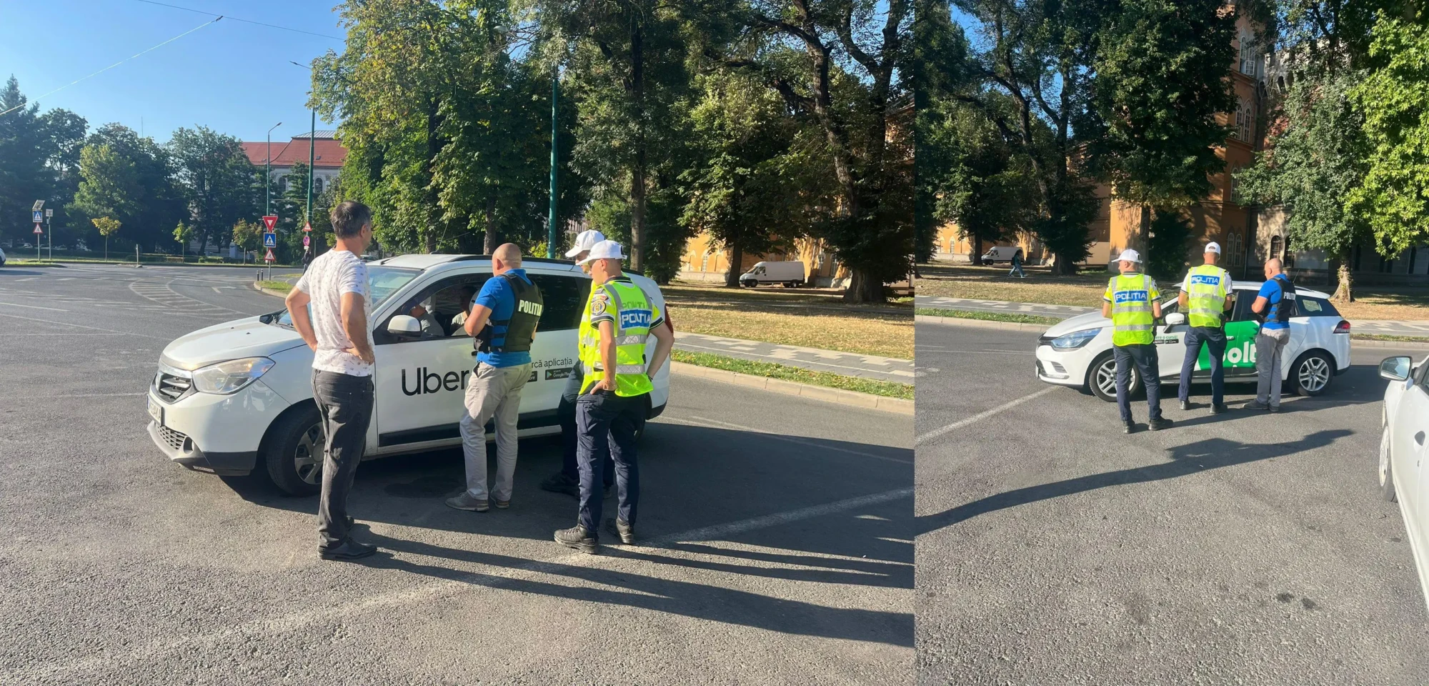 Acțiune a polițiștilor din Timișoara pentru combaterea evaziunii fiscale în domeniul transportului alternativ