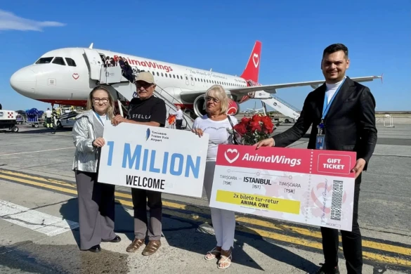 Aeroportul Internațional Timișoara a înregistrat pasagerul cu numărul 1 milion în 2025