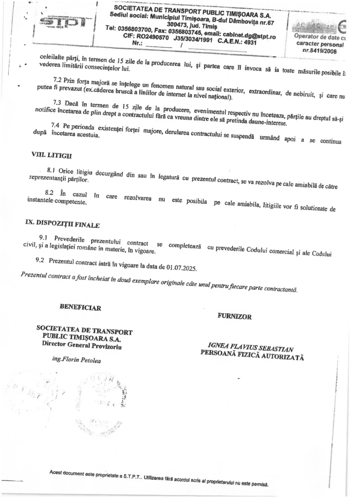 Ignea încasează, Petolea recunoaște-03