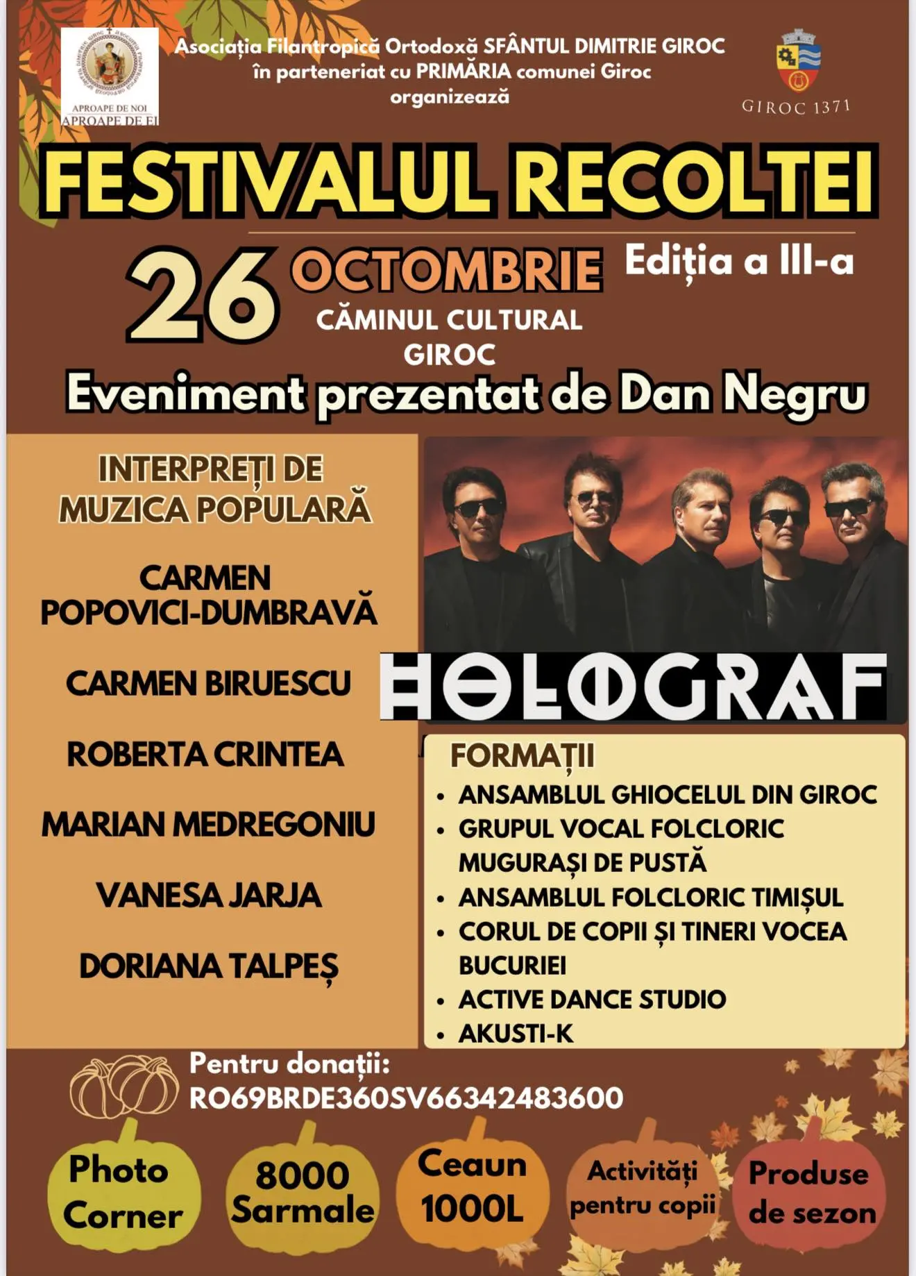 Festivalul Recoltei Giroc 2025 – ediția a III-a