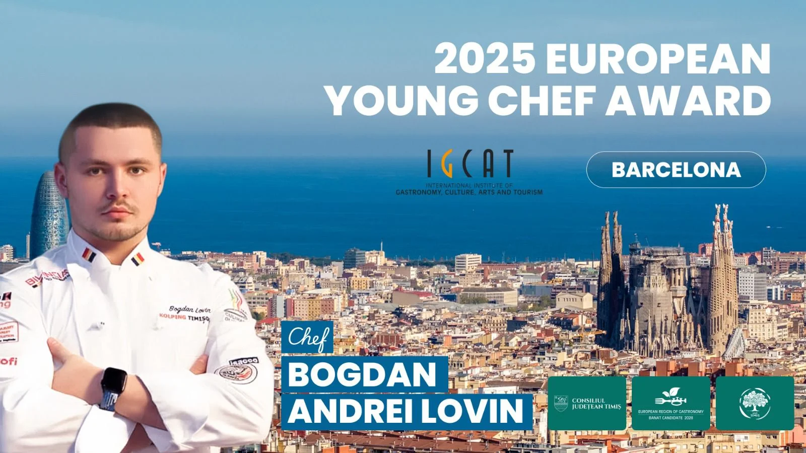 Banatul reprezentat la European Young Chef Award 2025 de un tânăr bucătar din regiune